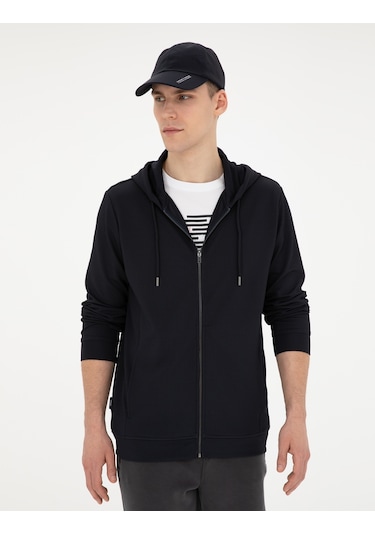 Pierre Cardin Erkek Lacivert Hırka Örme 50285212-vr033 Lacivert