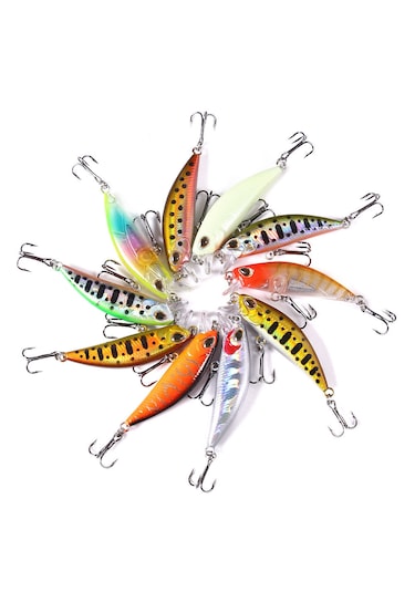 5 Gr, 5 Cm Zıpır Maket Yapay Balık - Balık Yemi-ghost Zebra