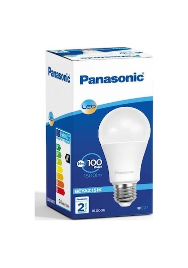 PANASONİC E27 LED LAMBA 14W 1500lm 6500K 10 ADET