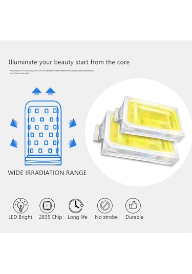 Beyaz 2 Adet/grup 50w Led Çip Projektör Ac 220v 240v Smd 2835 Projektör Spot Boncuk Led Sokak Lambası Manzara Dıy Aydınlatma İçin