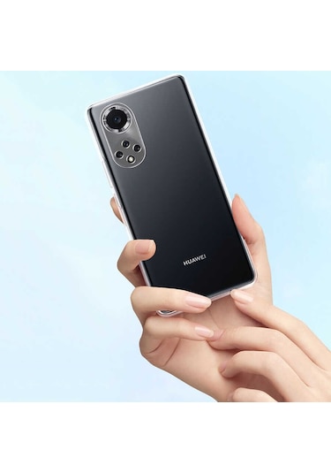 Huawei Nova 9 Kılıf Hptk Süper Silikon Kapak - Renksiz Renksiz