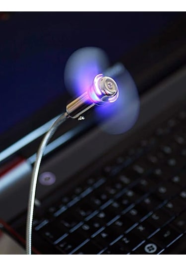 Sl-uf02 Aç/kapa Düğmeli Usb Vantilatör - Akrobat Usb Fan Led Işık