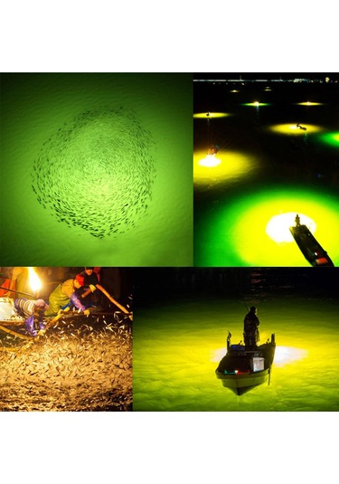 Tenfowee Gece Balıkçılığı Led Işığı - 12 Süper Parlak Led, 10m Işık Aralığı, Su Geçirmez, Dayanıklı Plastik Malzeme