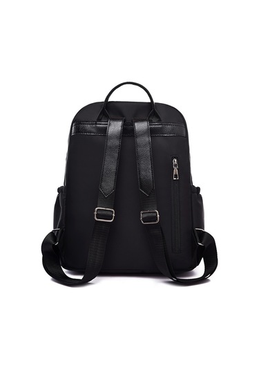 Yaozixa Siyah 2021 Yeni Model Üniversite Öğrencisi Çanta, Su Geçirmez Oxford Kumaş, Büyük Kapasite, Moda Spor Çift Omuzlu Sırt Çantası Siyah