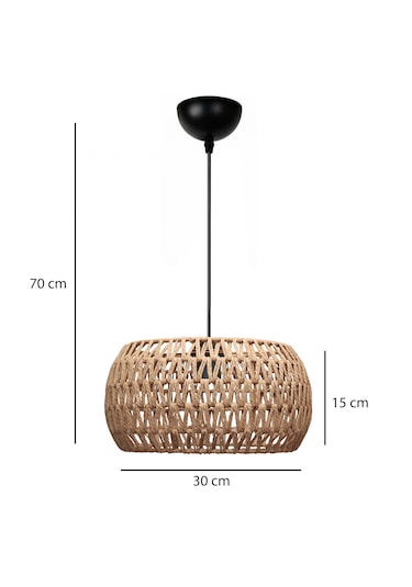 Homing Miranda El Yapımı Natural Avize Sarkıt Sl014 Bej