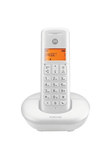 Motorola E201 Handsfree Dect Telsiz Telefon Beyaz