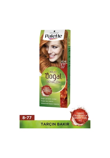 Palette Natural Doğal Renkler Saç Boyası 8 - 77 Tarçın Bakır
