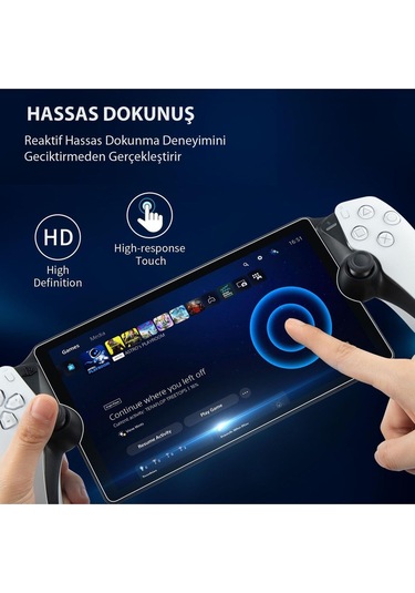 Playstation Ps Portal Oyun Konsolu 9h Nano Temperli Cam Ekran Koruyucu-2 Adet