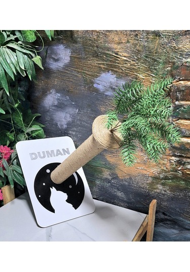 Kedi Tırmala Tahtası Lazer Kesim Ahşap Resimli8