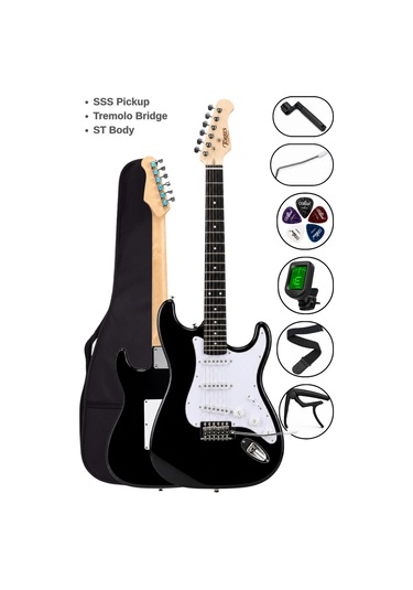 Torres St-40bk Elektro Gitar Sss Tremolo Stratocaster Siyah - 8697014364318