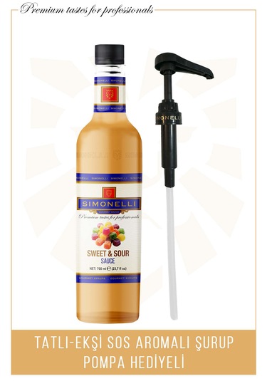 Tatlı & Ekşi Sos 700 Ml Pompa Hediyeli