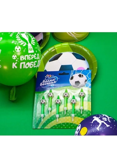 Davajdarit' Futbol Topu Pastane Mumları 151163216 Diğer