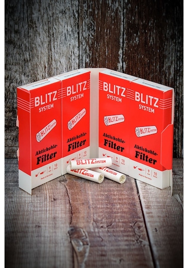 Denicotea Blitz 40 Adet 9 Mm. Karbon Pipo Filitre Filtresi Kb26-40