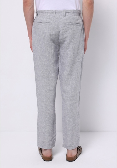 Colins Regular Fit Orta Bel Uzun Paça Erkek Keten Karışımlı Gri Pantolon Cl1074563 Q1.v2 Gra Gri