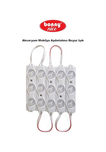 Akvaryum Modül Led Aydınlatma Beyaz Işık Anahtarlı 5'Li 432001734