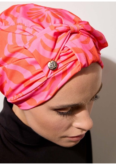 Mayovera Tesettür Bone - Pembe Fiyonklu Pembe