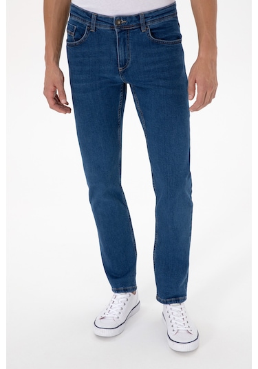 U.s. Polo Assn. Erkek Mavi Pantolon Jean 50316540-dn0022 Mıd Blue