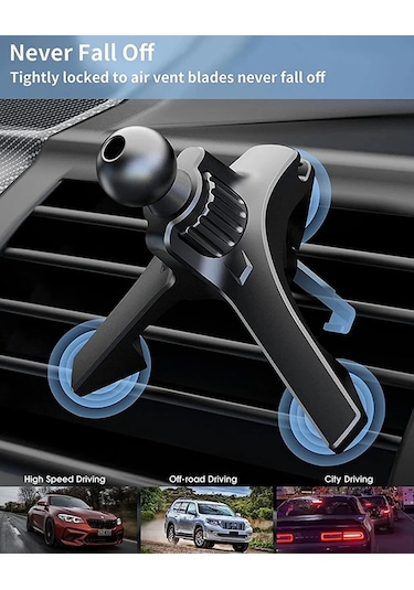 Klipsli Araç Telefon Tutacağı Klima Peteği Araba Telefon Tutacağı