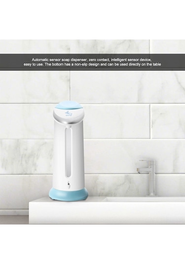 Lemestar Otomatik Algılayıcı Sabun Dispenseri 400ml - Elle Dokunmadan El Yıkama Jeli Depolama - Banyo, Mutfak, Toplum Mekanları İçin - Pil Dahil Değil Diğer