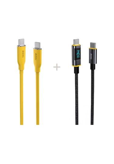 Aohi Magline- Silky 140w Süper Hızlı Şarj/data Kablosu Seti-cs235257