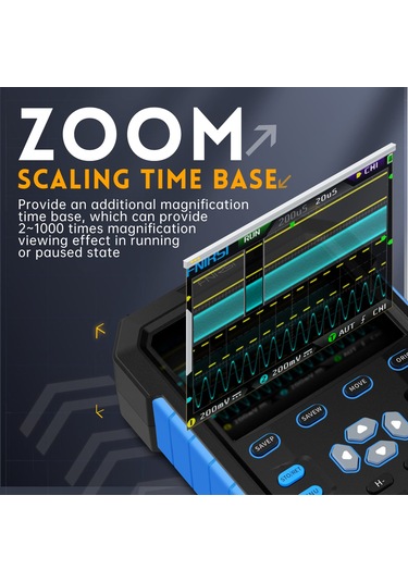 Fnirsi Dpox180h 2 Kanal 180mhz El Tipi Fosfor Dijital Osiloskop V