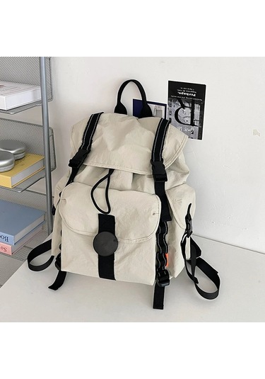 Yeni Büyük Kapasiteli Naylon Sırt Çantası Çok Yönlü Günlük Çok Renkli