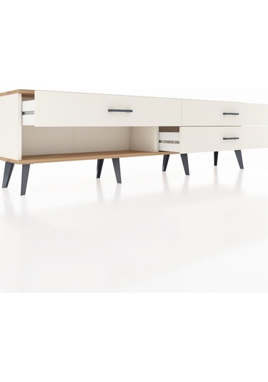 Arges Tv Ünitesi 3 Çekmeceli 176x30x51 Aytaşı-çam/aytaşı Atlas Çam/aytası