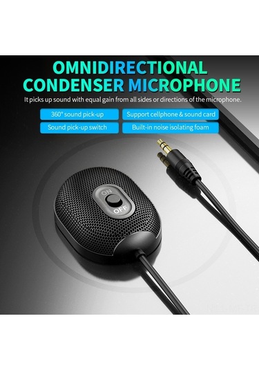 Didadodo 360 Multidirectional Microphone - Pro Sound For Conferences, Live Streams, Online Classes, Perfect For Business, Professional Quality