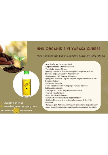 Hmk Sıvı Yarasa Gübresi 5 Litre