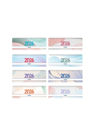 Gıpta 2026 Spiralli Masa Takvimi 12x33 Cm 1 ADET