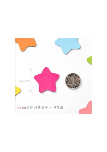 Geeksen Pembe Küçük Yıldız Mıknatıslı Eğitici Aletler - 2.1cm, 20 Adet Paket - Okul Öncesi Ödül, Sınıf Tahtası Ve Buzdolabı Uygulaması