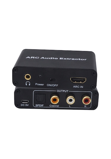 Samdoo Ay80 Hdmı Arc Ses Adaptörü - Fiber/ Koaksiyel/3.5mm Çıkışlı Tv Ses Sistemi Bağlantı Çözümü