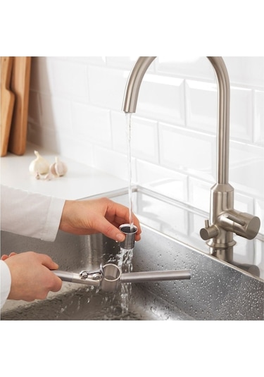 Paslanmaz Çelik Sarımsak Ezici Koncıs Sarımsak Ezici 16 Cm