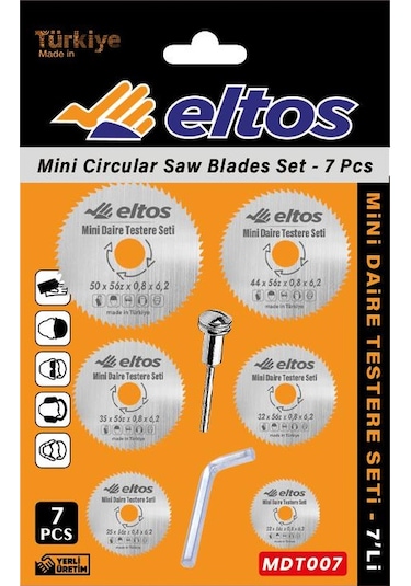 Eltos Mini Daire Testere Seti 7'li Mtd007