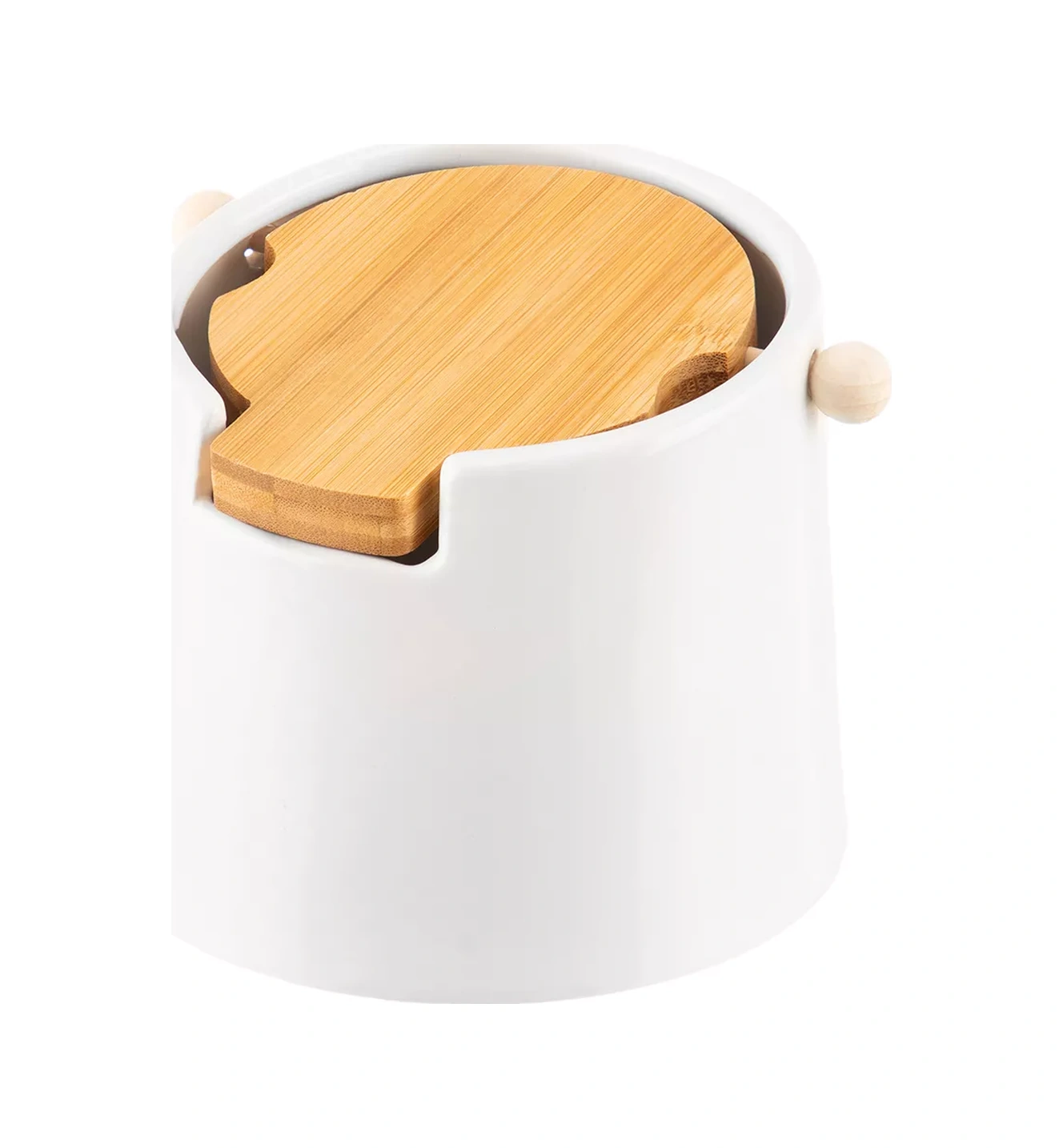 Elan Gallery Şaplak Kap İle Tahıl Saklama Kabı, 700 Ml 212092119 Beyaz