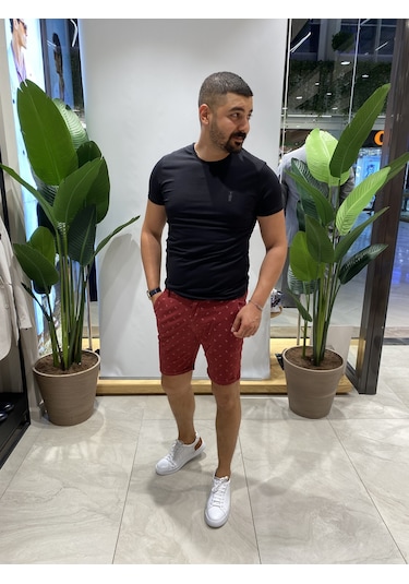 Eliesar Elite Kırmızı Erkek Şort Kırmızı
