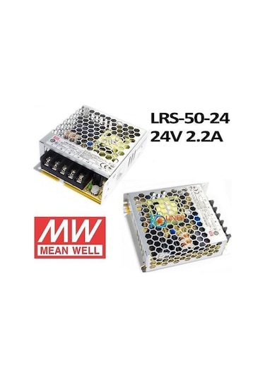 Meanwell Lrs-50-24 50W 2,2 Amper Led Trafo Adaptör Güç Kaynağı