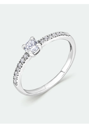 Torgovyj Dom Uvelir Holding İnci Taşlı İnce Gümüş Yüzük Nişan Yolu 391560682 Gümüş