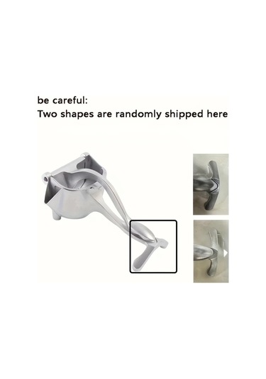Chuangyinshop Silvery Manuel Sıkacak, Limon Sıkacağı, 4 Mevsim Kullanılabilir Çok Amaçlı Meyve Sıkacak Gümüş