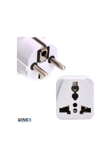Winex Üniversal Türk Priz Çevirici Adaptör