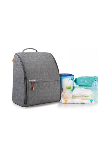 Novahub Moveevo İnsular Unisex Polyester Ebeveyn Çantası - 4 Parça Aksesuar - Gri Gri