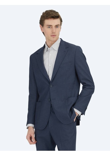 Lacivert Düz Takım Elbise Lacivert