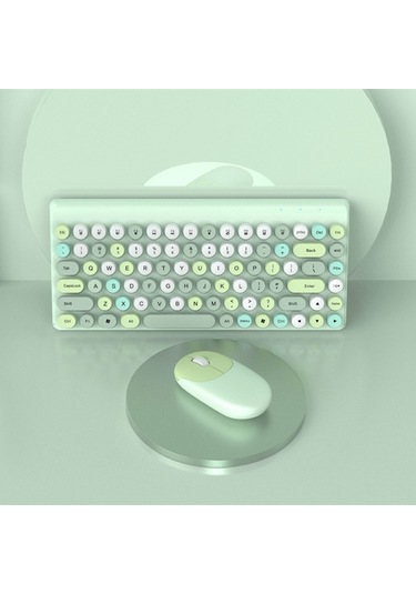 Qw02 Kablosuz Klavye Mouse Seti Kırmızı Optik