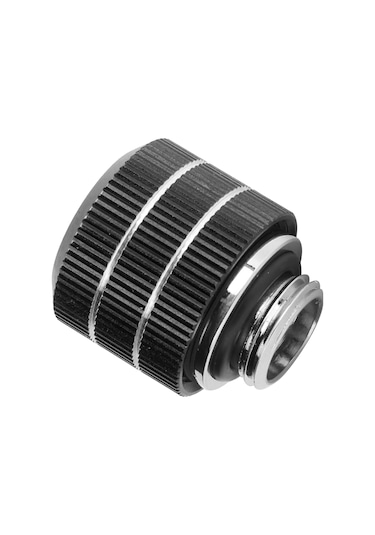 Xindoker Freezemod 12mm Petg/pmma Demir Boru Bağlantısı, Silikon Halka İle 20kg Düşme Engeli, G1/4 Erkek Diş, Bakır Gövde Siyah Hygkn-b12m