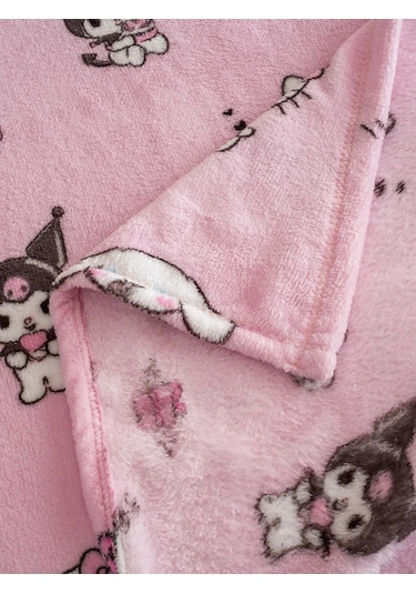 Karışık Hello Kitty Baskılı Pelüş Battaniye 150x220 Cm