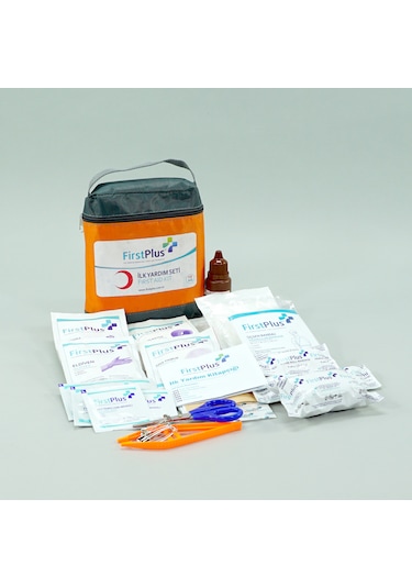 Firstplus Fp06.103 Seyahat Ekstra İlk Yardım Seti Gri - Turuncu