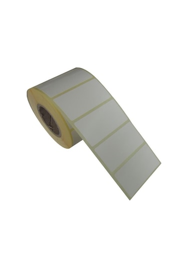 Stilo Termal Barkod Etiketi 30x60 1000li Beyaz - 3 Adet 1