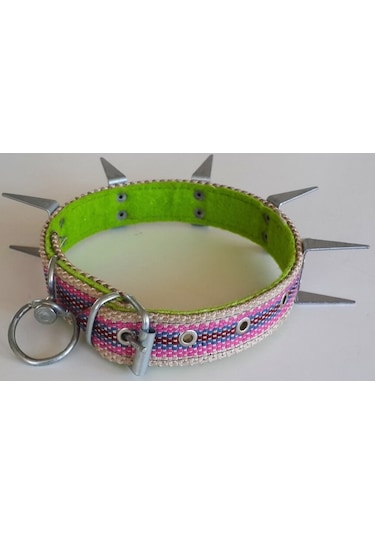 Le-Sar Kolon Küçük U Çivili Tasma 3 CM 50 CM (Ls-800)