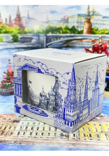 Bjorn Moskova "naberezhnaya" 180 Ml Porselen Hatıra Kupa 431951068 Beyaz