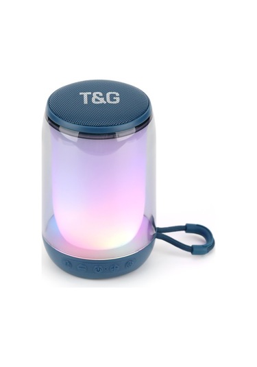 Renkli Led Işıklı Bluetooth Taşınabilir Gece Lambası Hoparlörü